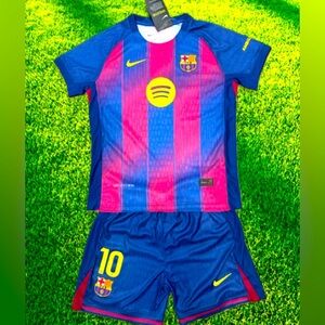 Kids Lamine Yamal #10 Nike (Players Version) Jersey + Shorts YOUTH (MEDIUM) (26)
